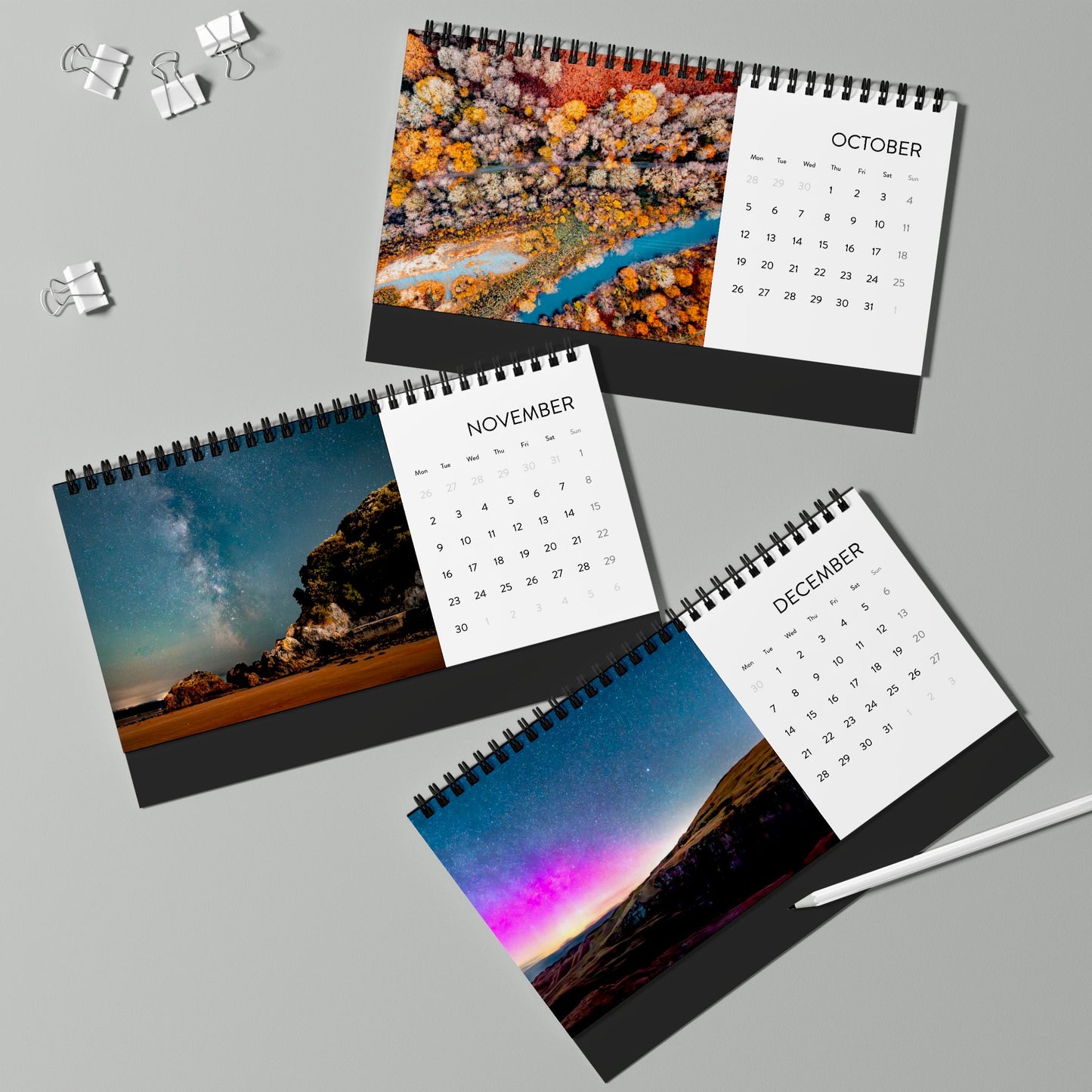 2026 Wales Desk Calendar