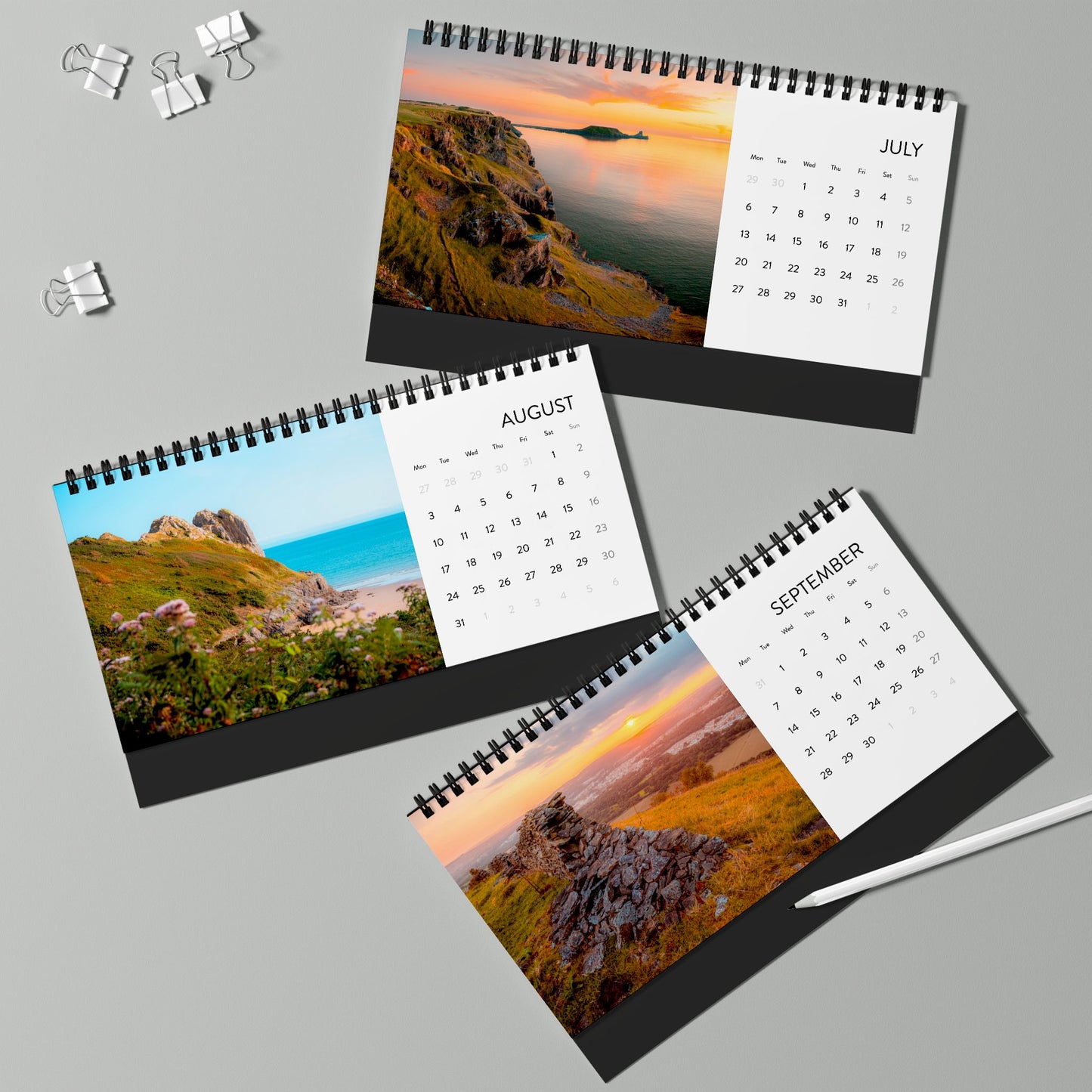2026 Wales Desk Calendar