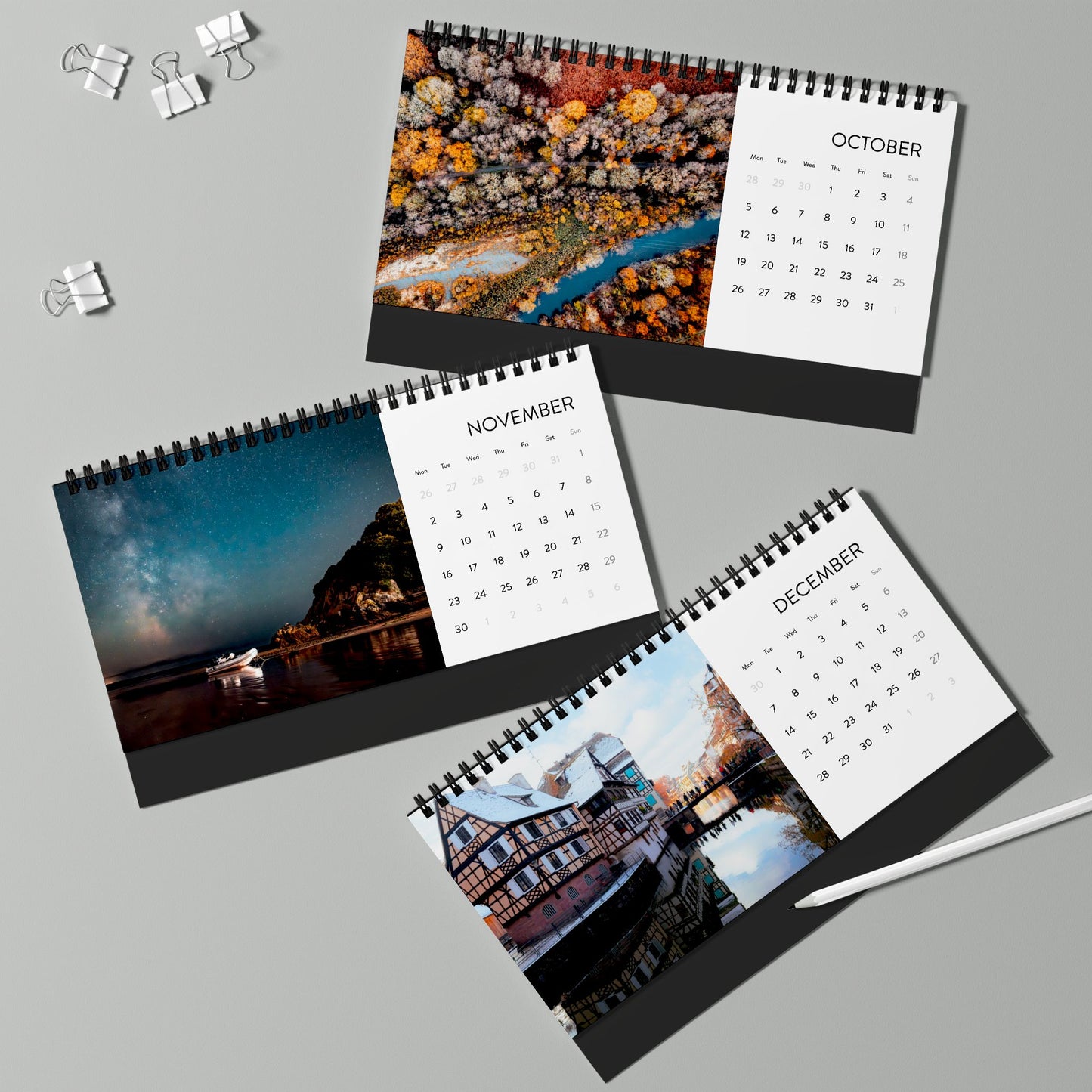 2026 Landscape & Travel Photography Desk Calendar