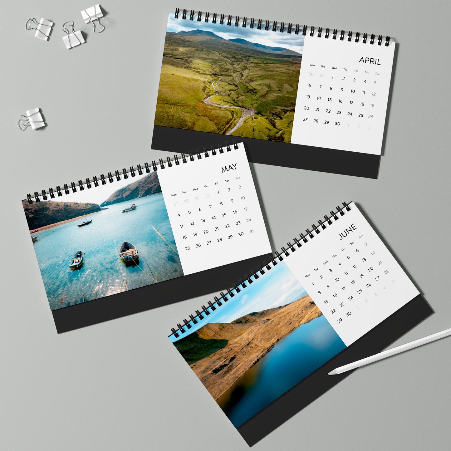 2026 Wales Desk Calendar