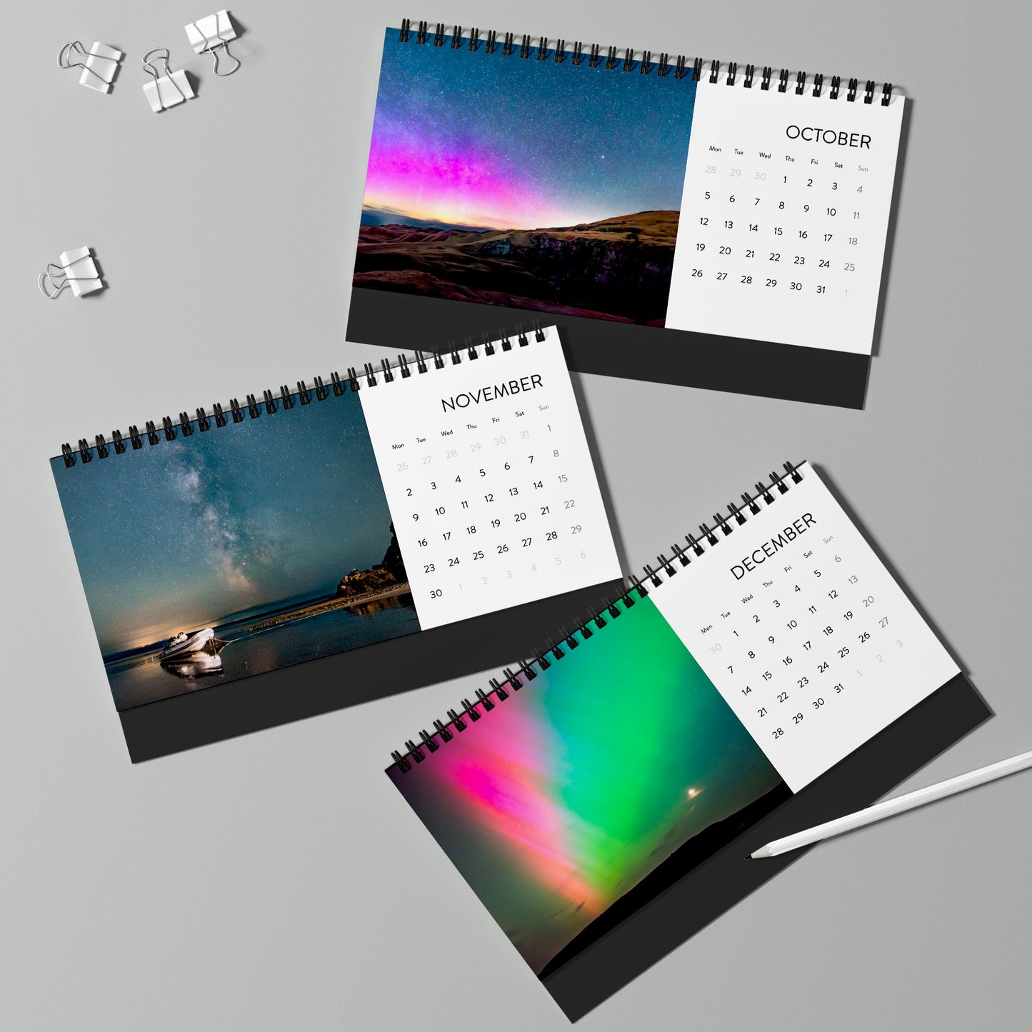 2026 Night and Astrophotography Desk Calendar