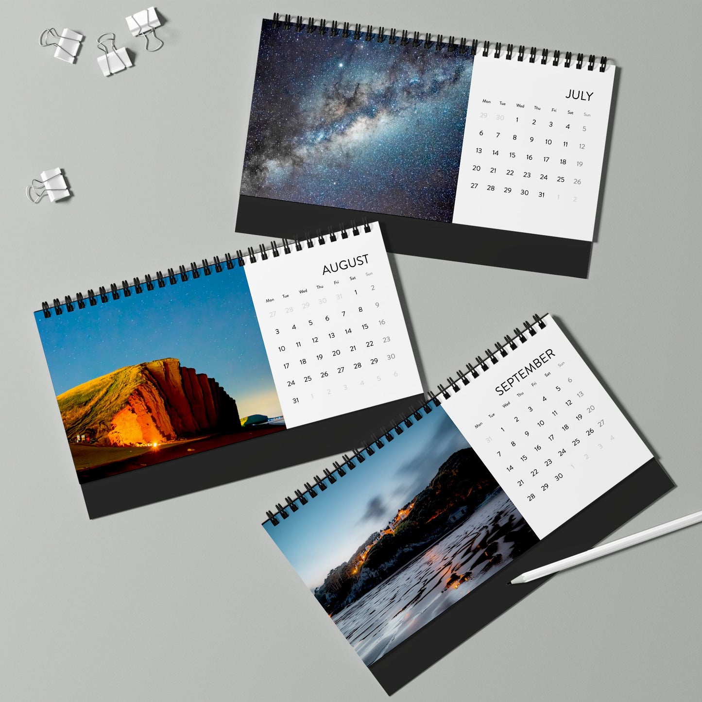 2026 Night and Astrophotography Desk Calendar