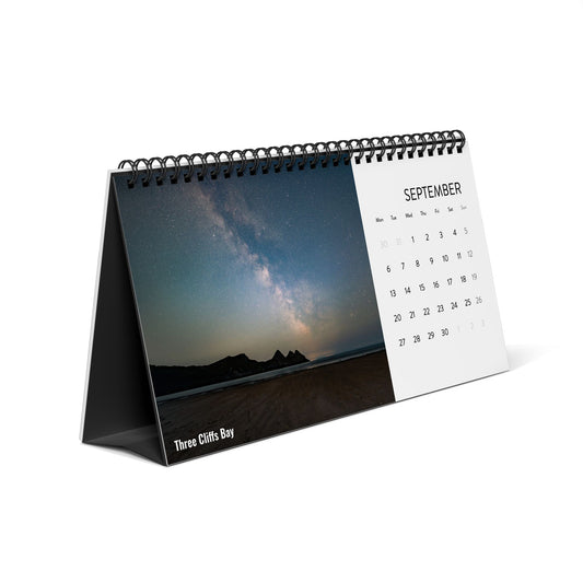 2027 Wales Desk Calendar