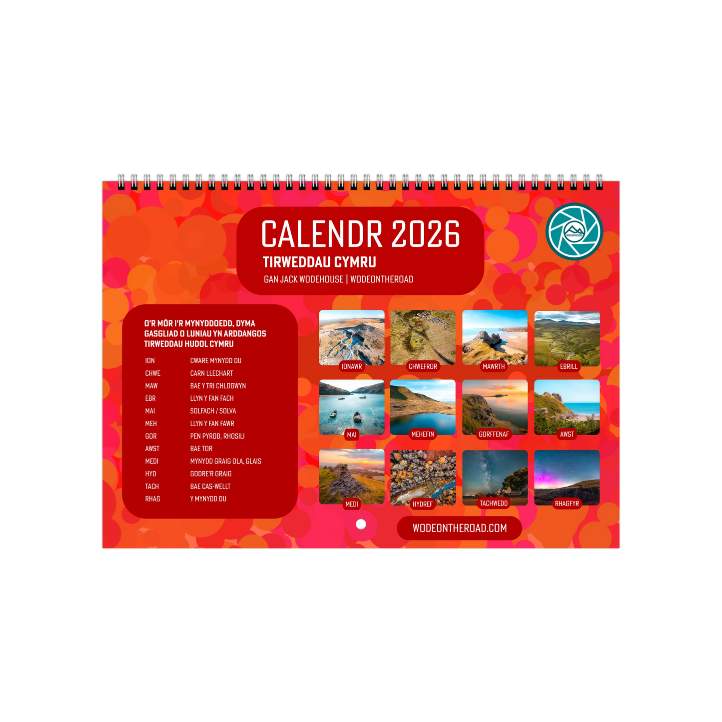 Calendr Wal Cymru 2026