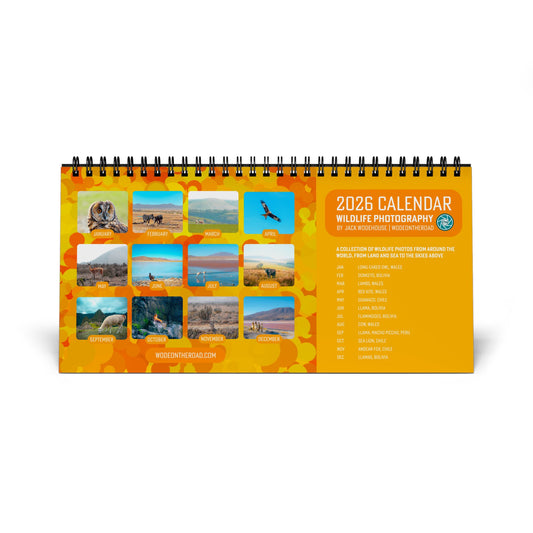 2026 Wildlife Desk Calendar