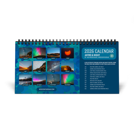 2026 Night and Astrophotography Desk Calendar