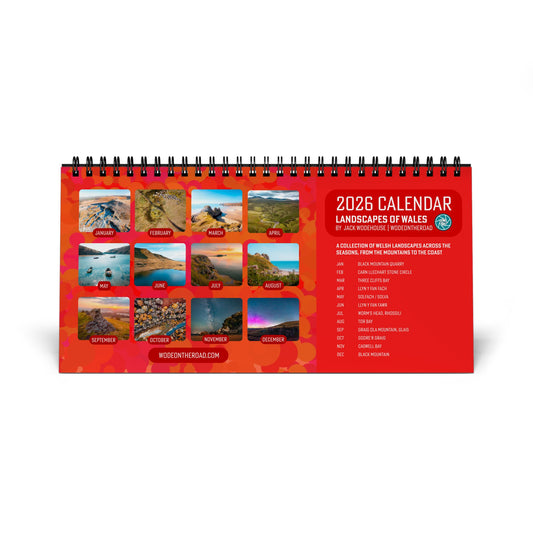 2026 Wales Desk Calendar