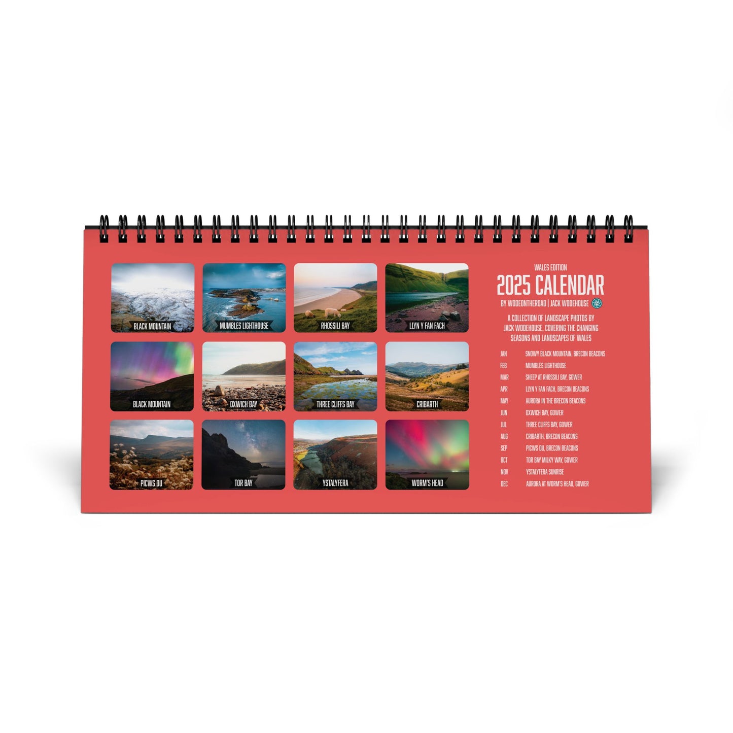 2025 Calendar - Wales Edition (Desk)