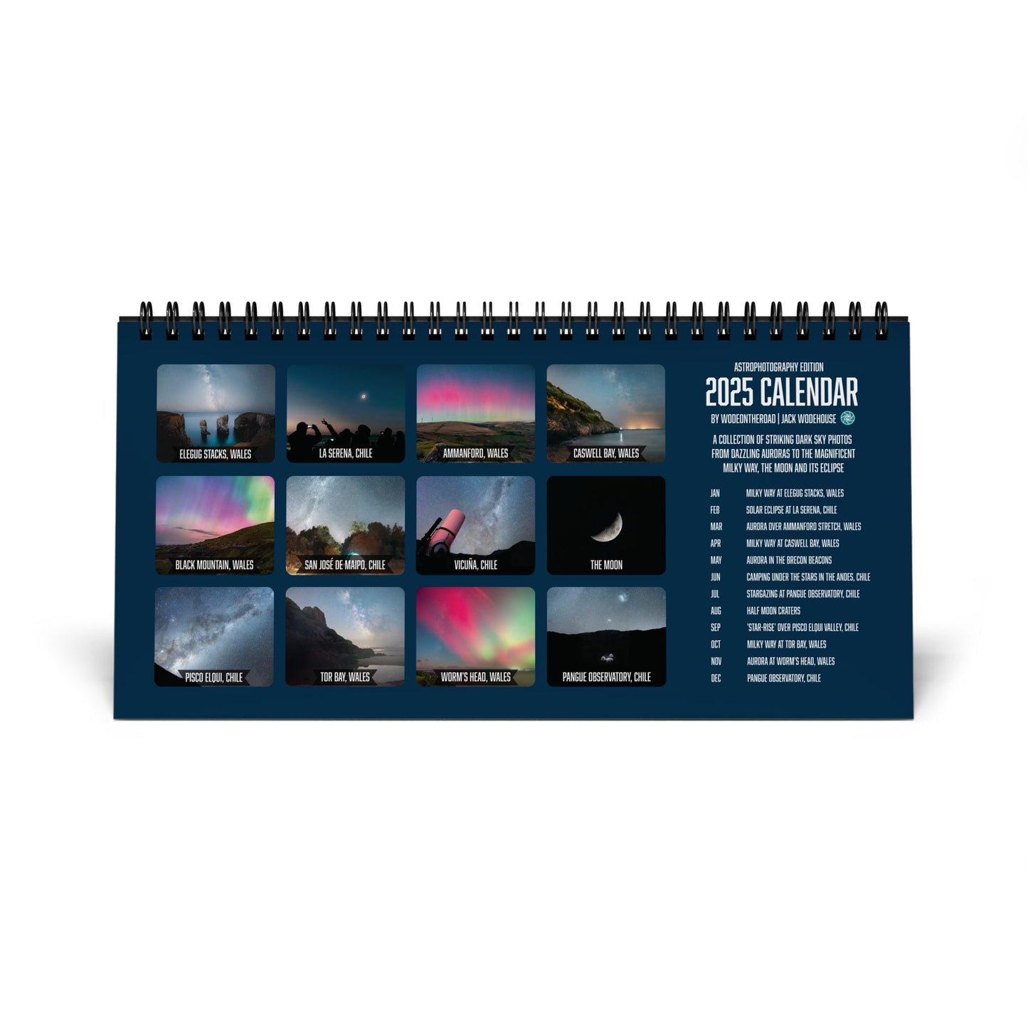 2025 Calendar - Astro Photography Edition (Desk)