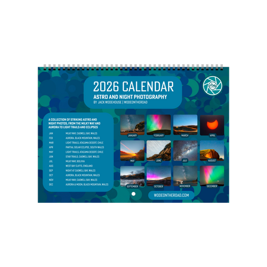 2026 Night and Astrophotography Wall Calendar