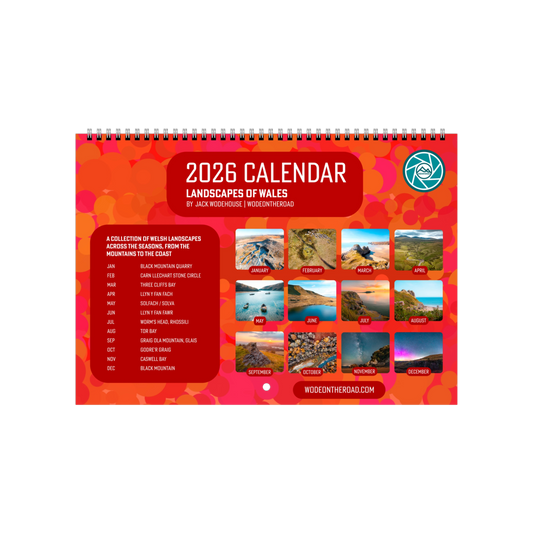 2026 Wales Wall Calendar
