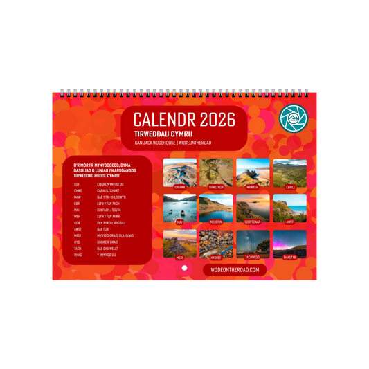 Calendr Wal Cymru 2026